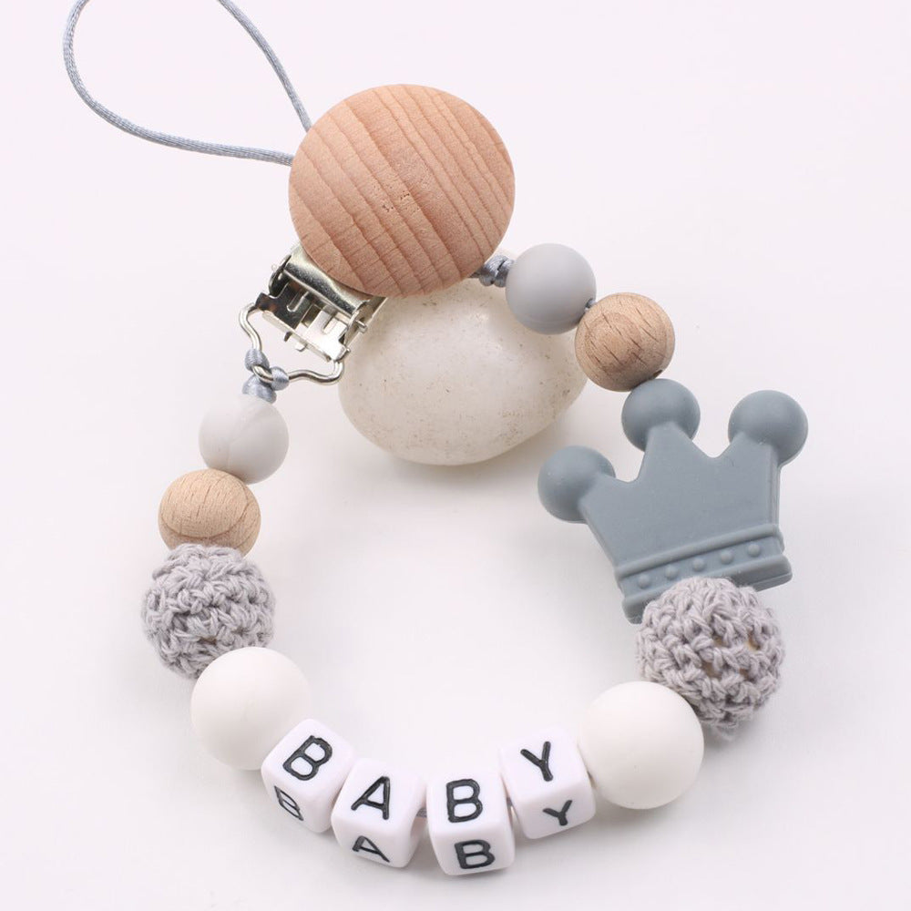 Beech silicone soother
