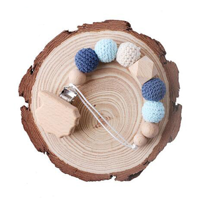 Round Bead Yarn Bead Animal Gum String Ring
