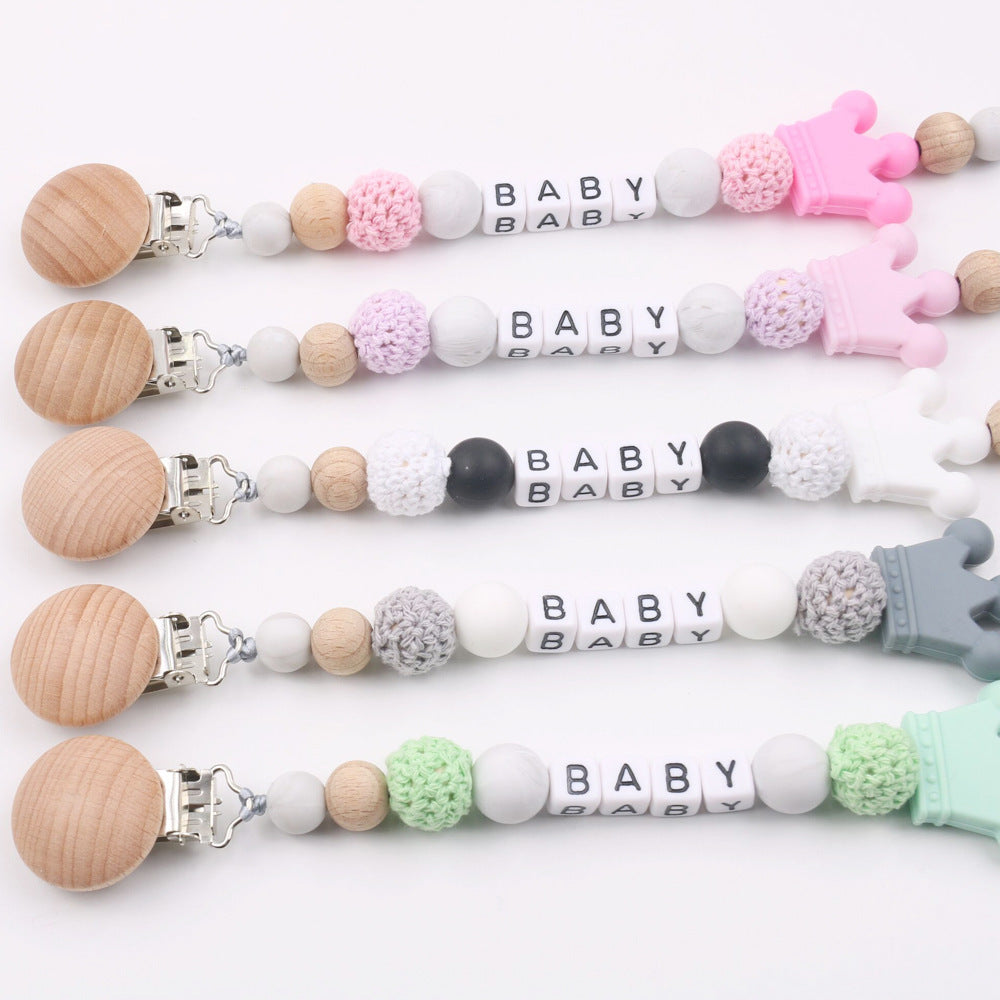 Beech silicone soother