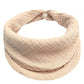 Double Saliva Towel Baby Crepe Bib Scarf