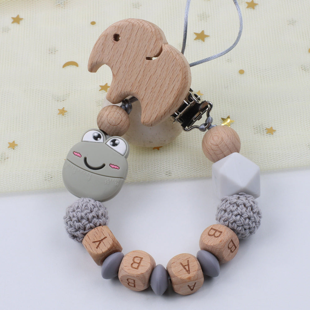 Round Bead Yarn Bead Animal Gum String Ring