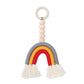 Ins Nordic Style Children's Room Rainbow Solid Wood Ring Ornaments