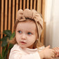 Knotted bowknot wide children's hair band