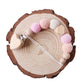 Round Bead Yarn Bead Animal Gum String Ring