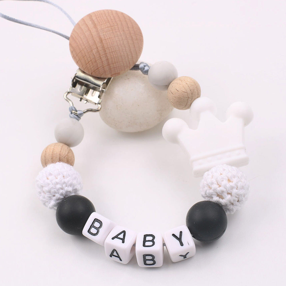 Beech silicone soother