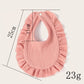 Children's Printed Pure Cotton Lace Bib