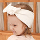 Knotted bowknot wide children's hair band