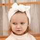 Knotted bowknot wide children's hair band