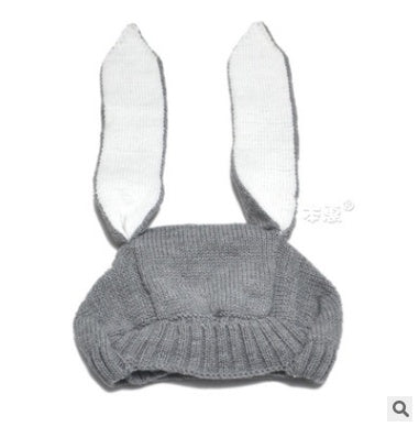 Baby Bunny Ear Knit Hat 6-18 months