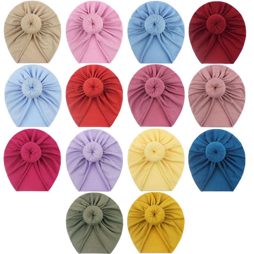 Four Seasons Creative Cute Children's Hood Baby Donut Hat Headscarf