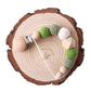 Round Bead Yarn Bead Animal Gum String Ring