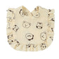 Children's Printed Pure Cotton Lace Bib