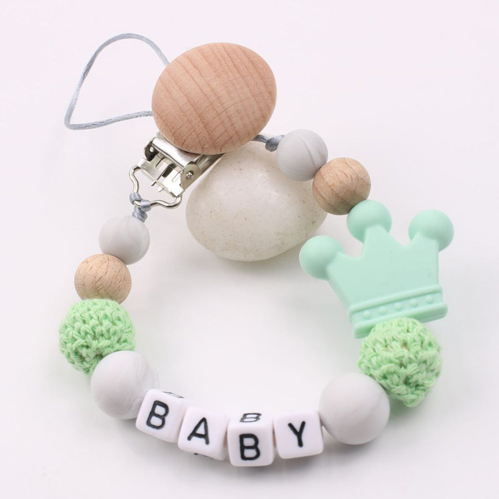 Beech silicone soother