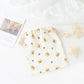 Double-layer Drawstring Pocket Cotton Printed Crepe Bib Hanging Bag