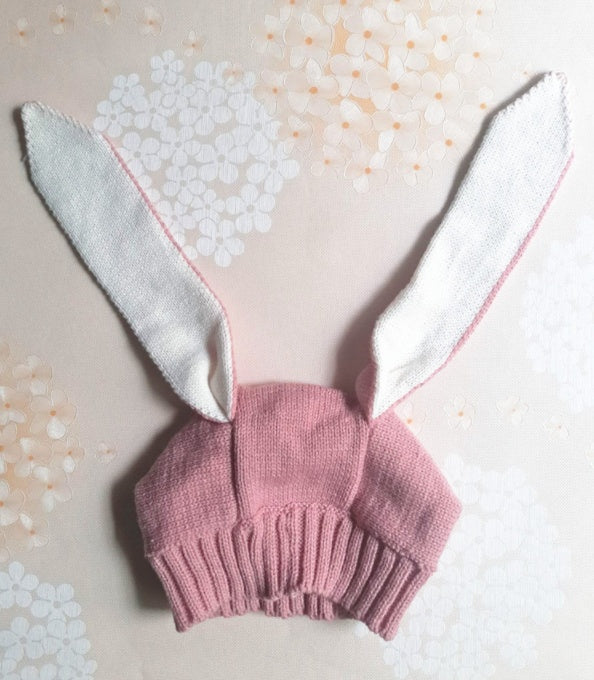 Infant Knitted Baby Hat Adorable Rabbit Long Ear Hat