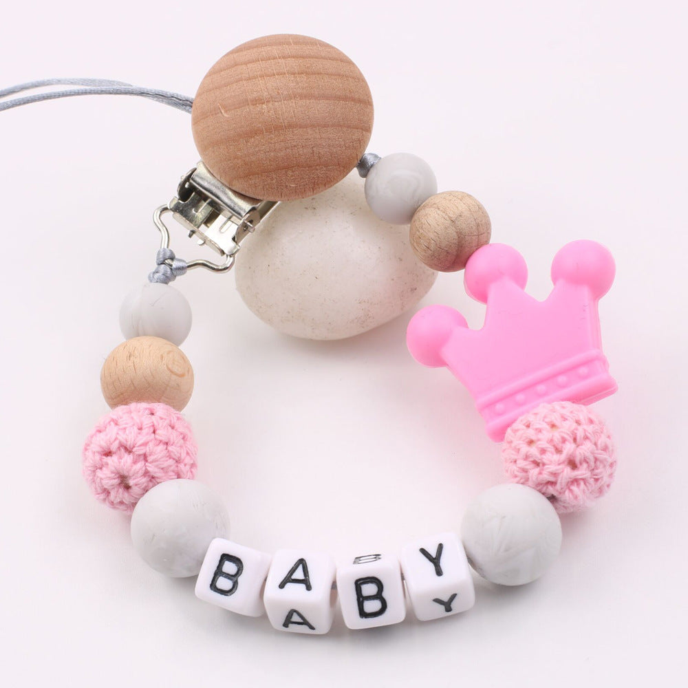 Beech silicone soother