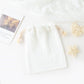 Double-layer Drawstring Pocket Cotton Printed Crepe Bib Hanging Bag